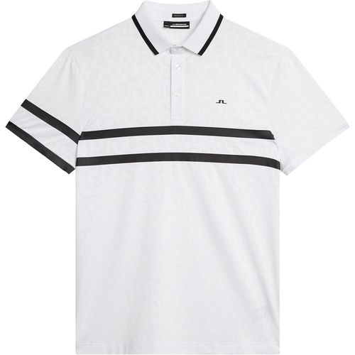 J. Lindeberg Men's Boswell Regular Jacquard Polo