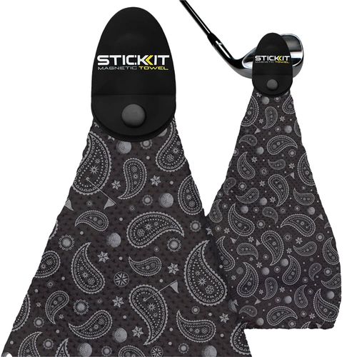 STICKIT Magnetic Golf Towel - Paisley