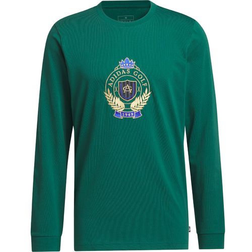 adidas Men's Go-To Crest Graphic Long Sleeve T-Shirt