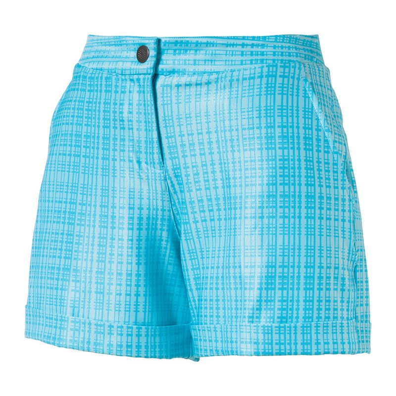 Puma plaid shop golf shorts