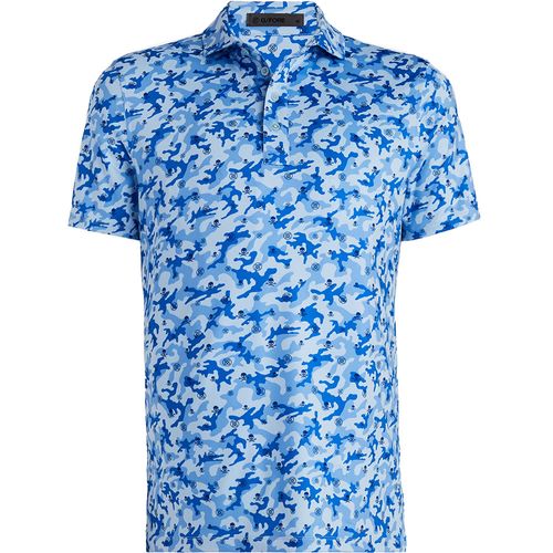 G/FORE Men's Mapped Icon Camo Tech Jersey Polo