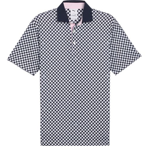 PUMA Men's X AP MATTR Checkered Polo