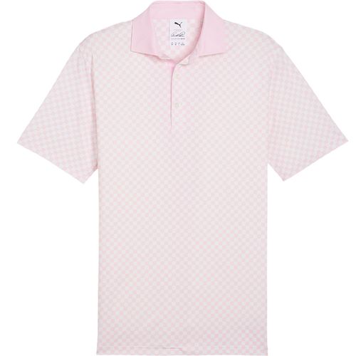 PUMA Men's X AP MATTR Checkered Polo