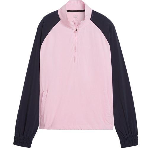 PUMA Women's Lightweight Shell Golf 1/4 Zip Pullover