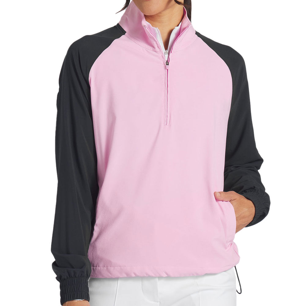 PUMA Women's Lightweight Shell Golf 1/4 Zip Pullover