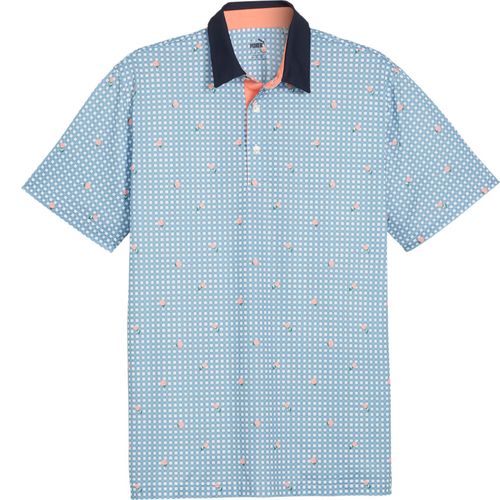 PUMA Men's Pique Gingham Polo