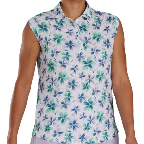 FootJoy Women's Cap Sleeve Floral Polo