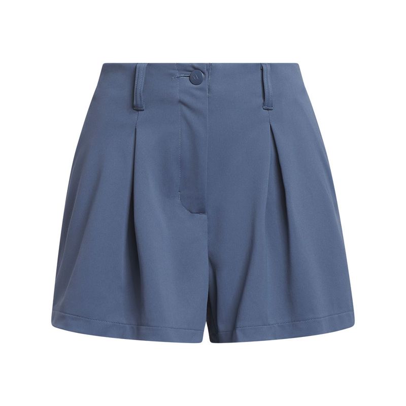 adidas Go-To Pleated Shorts - Blue, Women's Golf