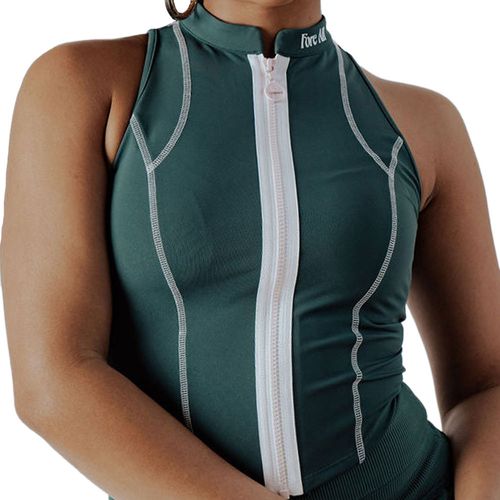 Fore All Women's Louise Full Zip Sleeveless Top