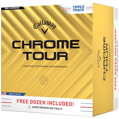 Callaway Chrome Tour Triple Track Golf Balls - Buy 3, Get 1 Free