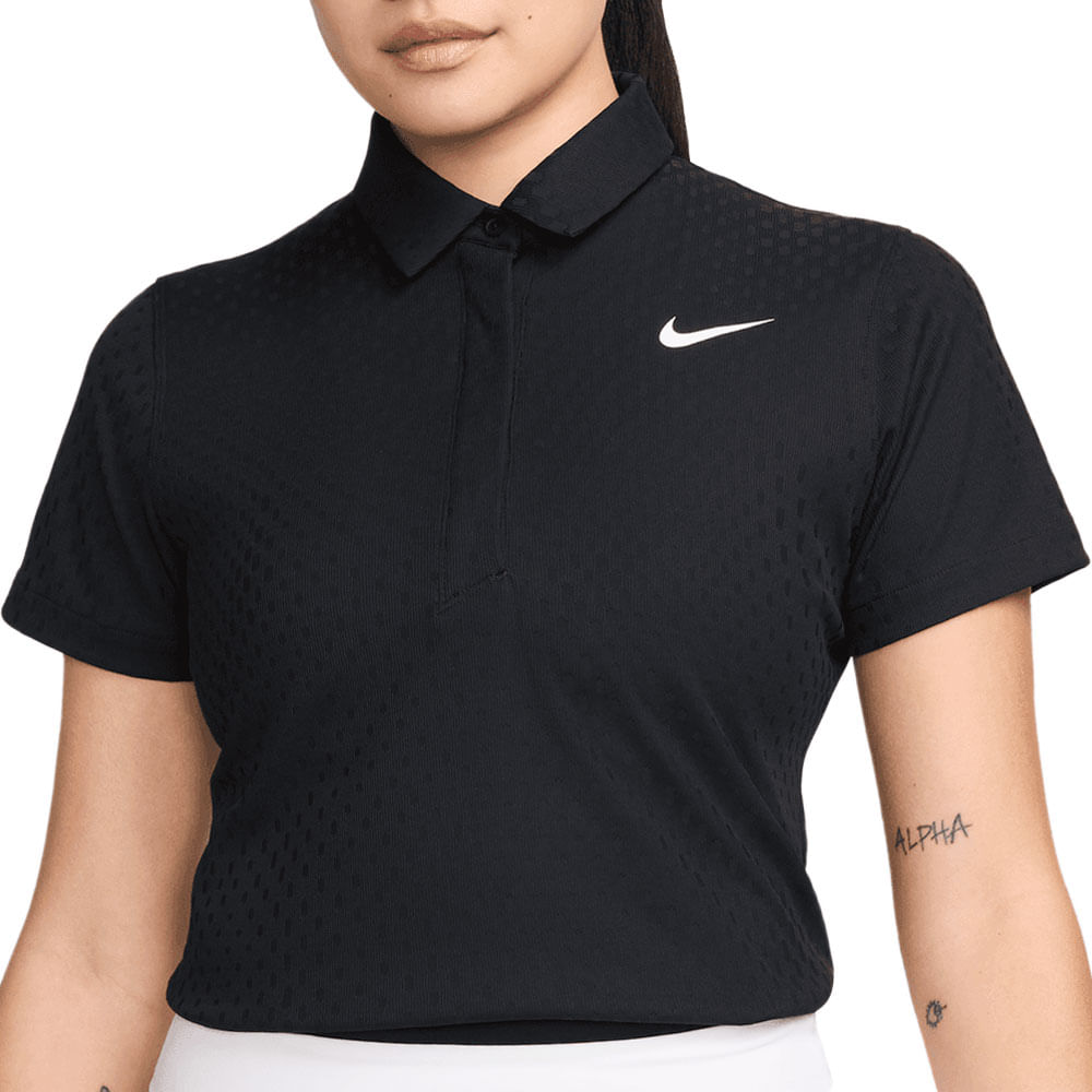 Nike Women's Dri-FIT UV 1/4 Zip Pullover - Off Left Chest
