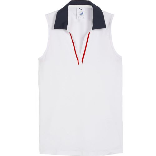 PUMA Women's X Volition Piped Sleeveless Polo