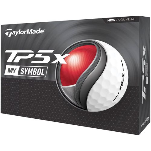 TaylorMade TP5x MySymbol Golf Balls