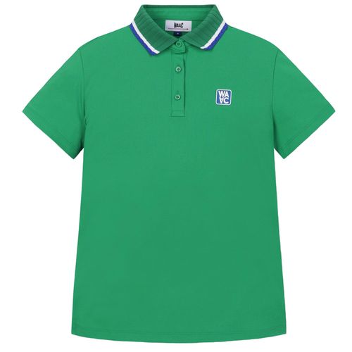 WAAC Women's Athletic Fit Rib Collar Polo Shirt