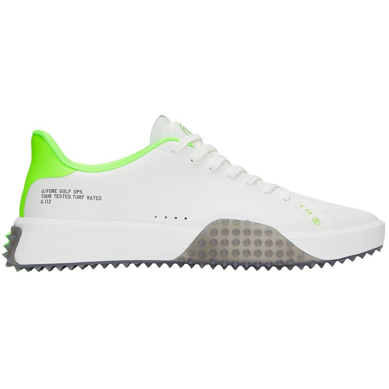 G/FORE G.112 ゴルフシューズ ホワイト/グリーン G/FORE Men's LE G.112 Spikeless Golf Shoes - Worldwide Golf Shops