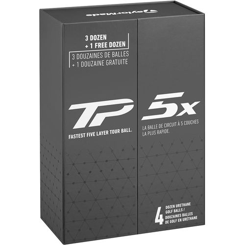 TaylorMade TP5x Golf Balls - Buy 3, Get 1 Free