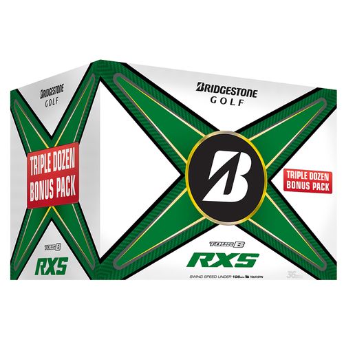 Bridgestone Tour B RXS Golf Balls - 3 Dozen Trifecta Box