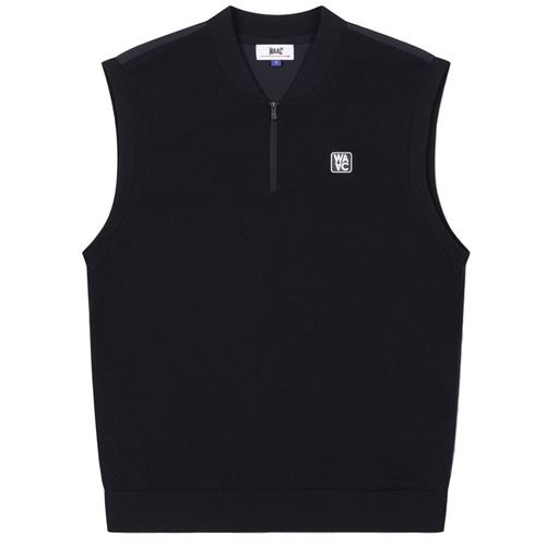 WAAC Men's Athletic Hybrid Knit 1/4 Zip Vest