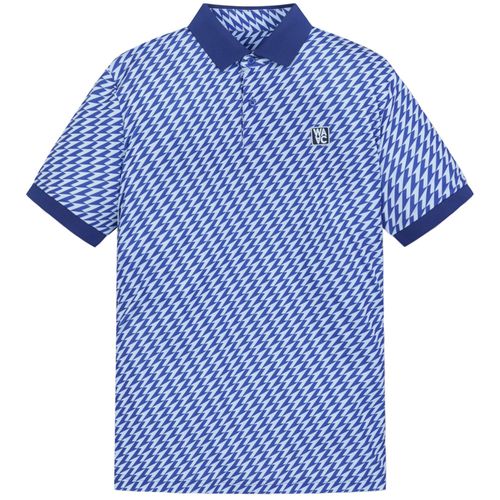 WAAC Men's Athletic Arrow Rib Collar Polo
