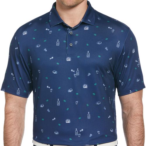 Ben Hogan Men's All Over Tequila Conversation Print Polo