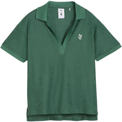 PUMA Women's X Quiet Golf Relaxed Crop Golf Polo