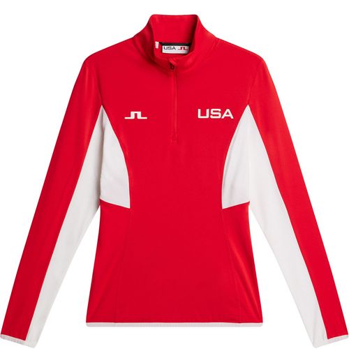 J. Lindeberg Women's Charlene 1/2 Zip Pullover