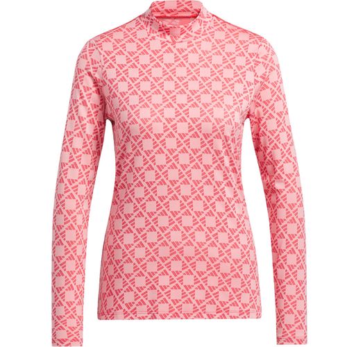 adidas Women's Ultimate365 Tour HEAT.RDY Long Sleeve Mock Neck Shirt