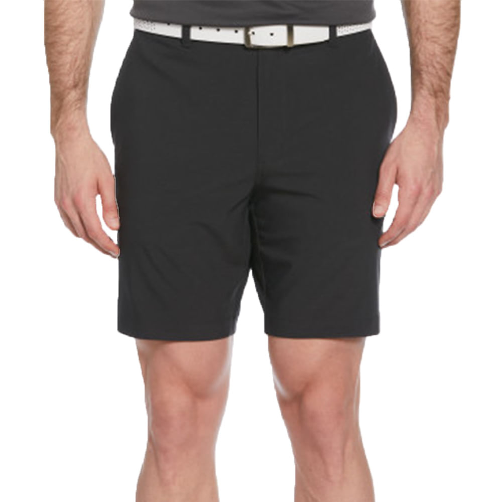 Ben Hogan 8 Performance Heather Flat Front Shorts Black Heather Size 40W