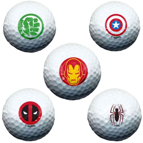 Team Effort Marvel 3-Ball Pack Golf Balls