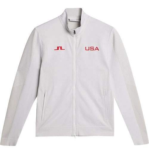 J. Lindeberg Men's Herve Seamless Full Zip Mid Layer