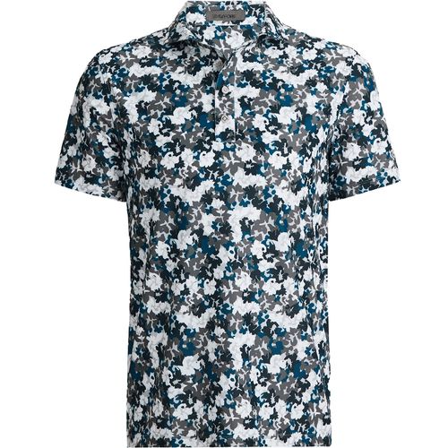 G/FORE Men's Camo Floral Tech Pique Polo