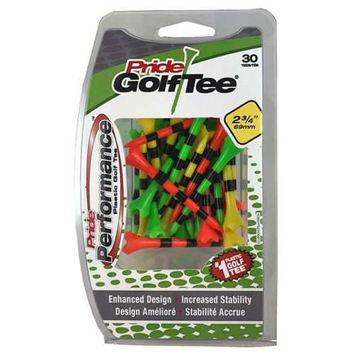 Pride Performance Striped 2 3/4" Tees