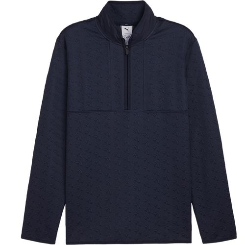 PUMA Men's X AP Jacquard 1/4 Zip Pullover