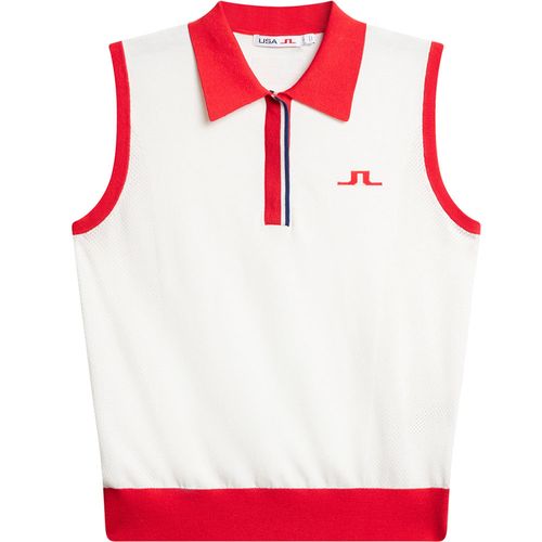 J. Lindeberg Women's Clarisse Knitted Sleeveless Polo