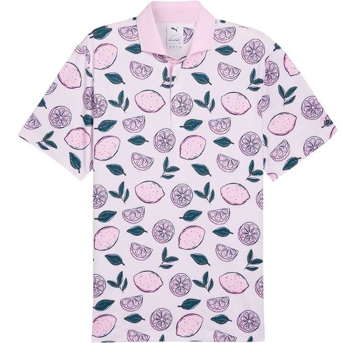 PUMA Men's X AP Pink Lemonade Polo