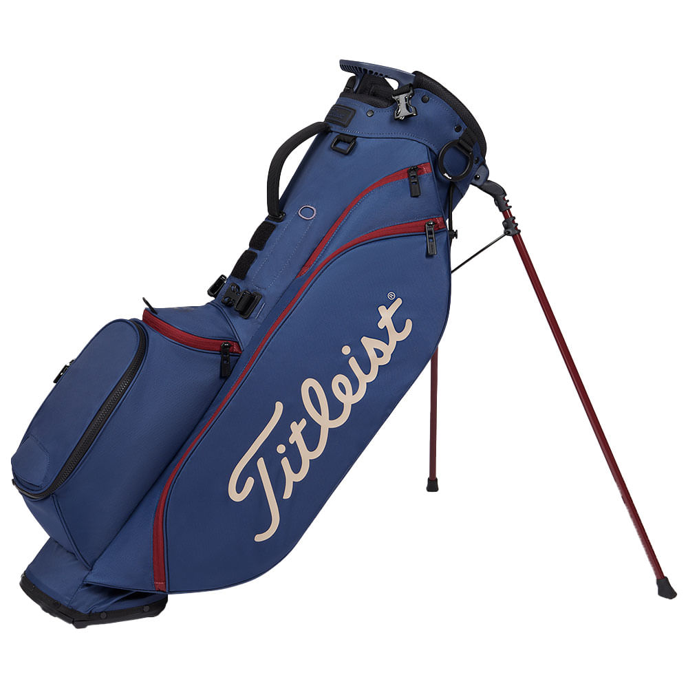 Titleist Stars Stripes Players 4 Stand Bag Navy Burgundy Bone