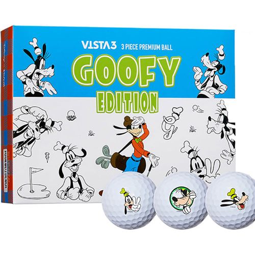 Volvik Vista 3 Disney Goofy Edition Golf Balls