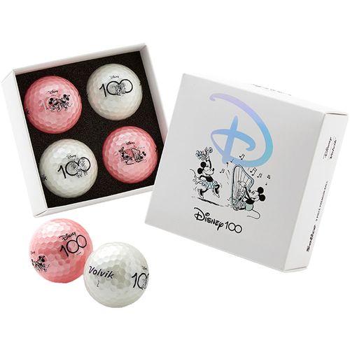 Volvik Solice Disney 100 Years Golf Balls - 4 Ball Pack