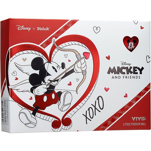 Volvik Vivid Disney LOVE Golf Balls