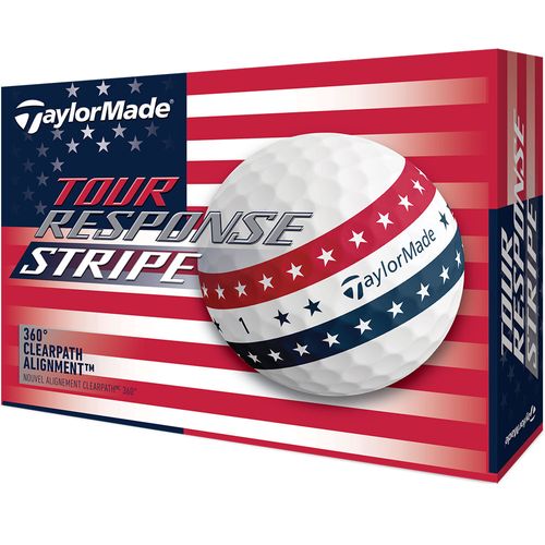 TaylorMade Tour Response USA Stripe Golf Balls