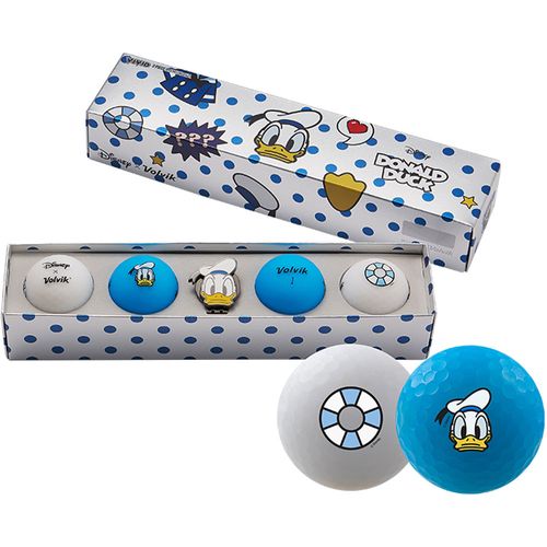 Volvik Vivid Disney Donald Duck Golf Balls - 4 Ball Pack