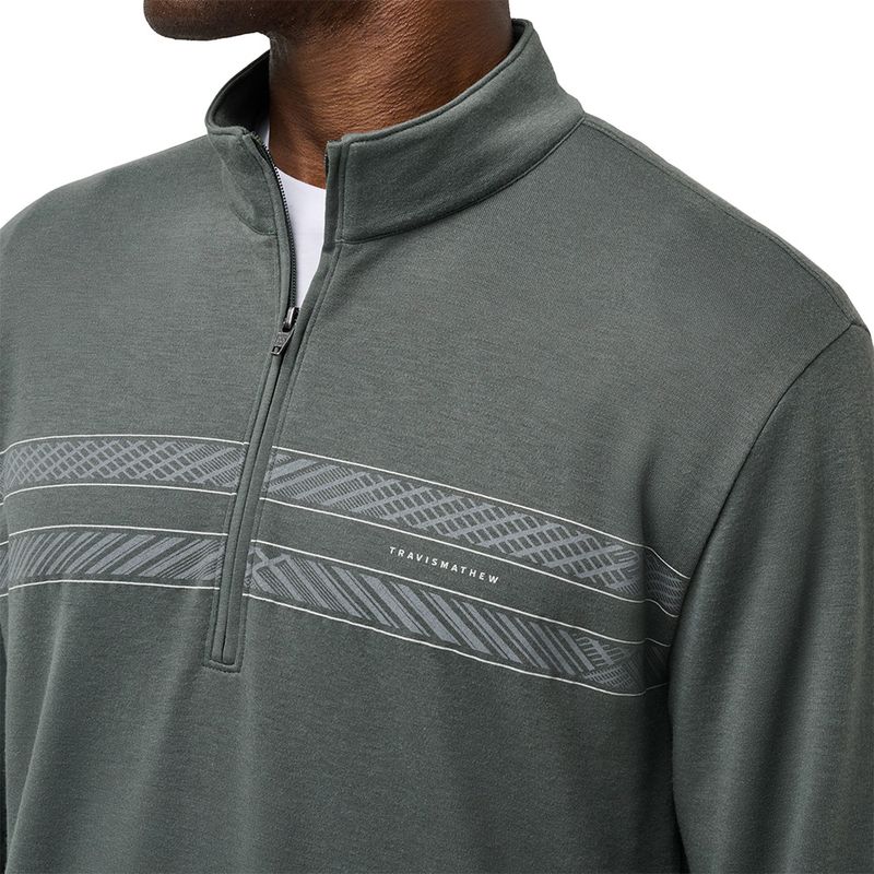 TravisMathew Men's Continent Edge 1/4 Zip Pullover TravisMathew Men's Continent Edge 1/4 Zip Pullover
