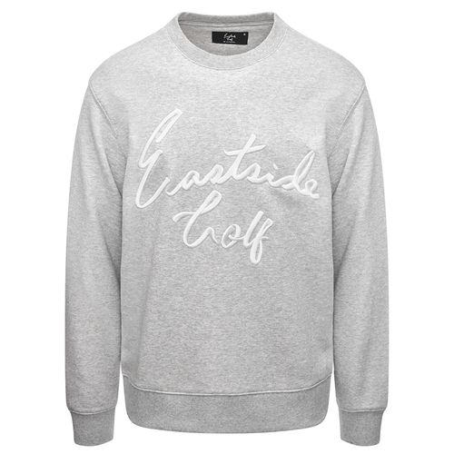 Eastside Golf Men's Core Fleece Script Logo Crew Sweatshirt