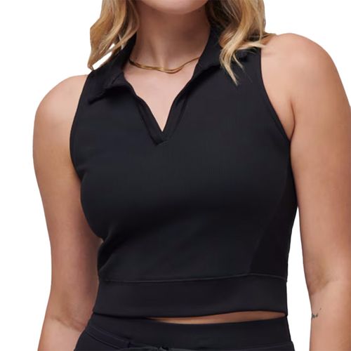 TravisMathew Women's Moveknit V-Neck Sleeveless Polo