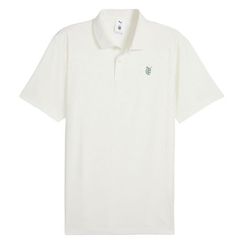 PUMA Men's X Quiet Golf Jacquard Paisley Polo