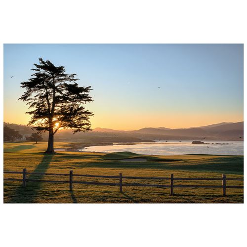 Channing Benjamin Pebble Beach 18 Sunrise Photo Art