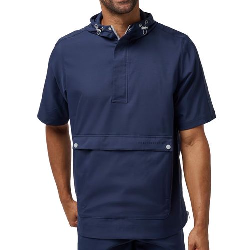 TravisMathew Men's Sport Mode Short Sleeve 1/4 Zip Hoodie