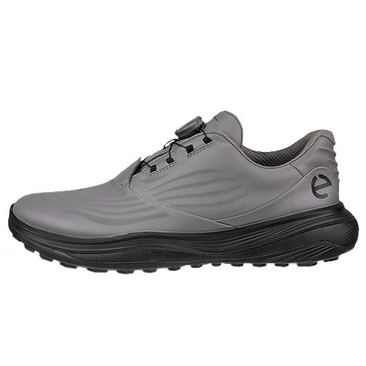 Men's ECCO® Golf LT1 Boa Leather Waterproof Golf Shoe | White