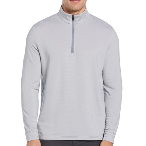 Ben Hogan Men's Feeder Stripe 1/4 Zip Mock Neck Base Layer