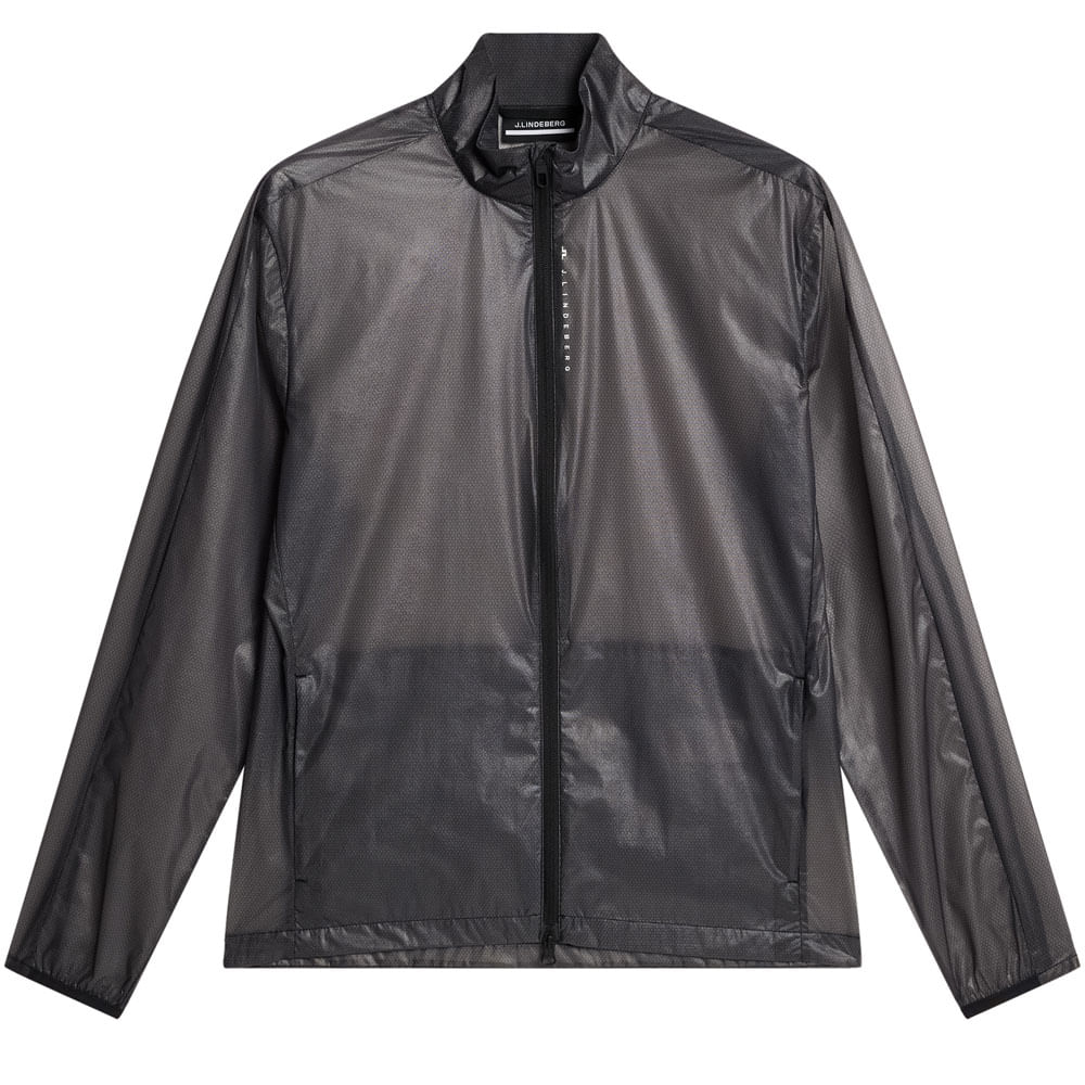 J. Lindeberg Men's Aerial Print Hooded 1/4 Zip Fleece Jacket